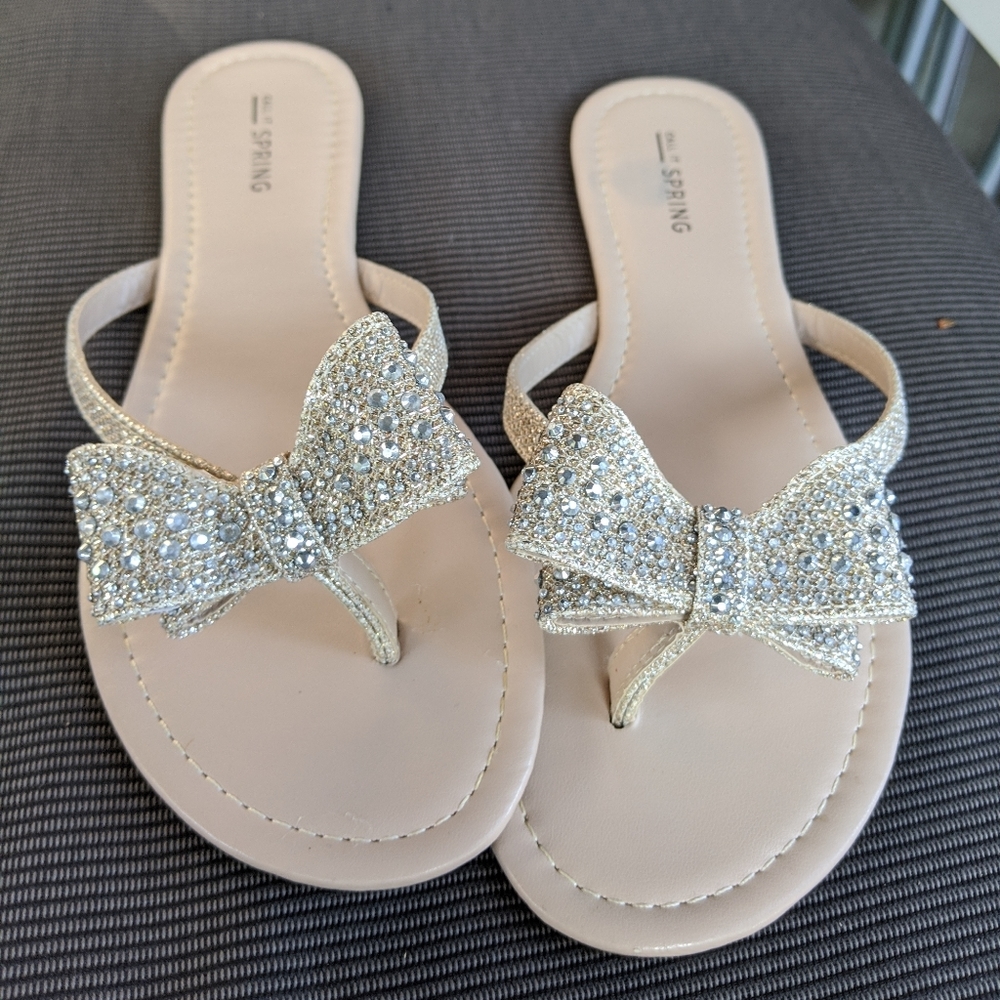 Crystal Flip Flops